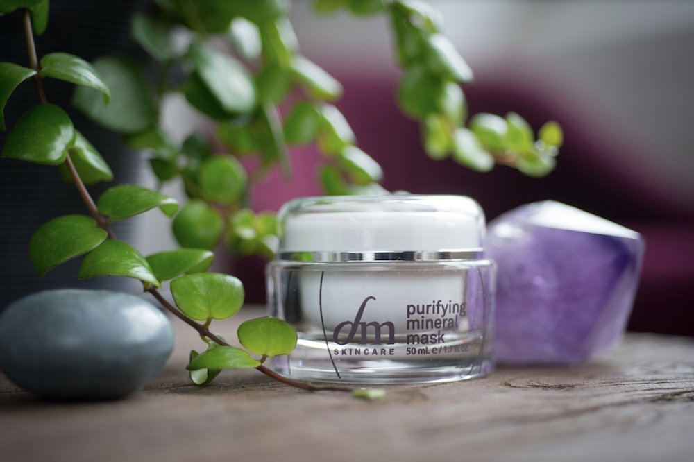 dmskincare purifying mineral mask lipgloss aftershave