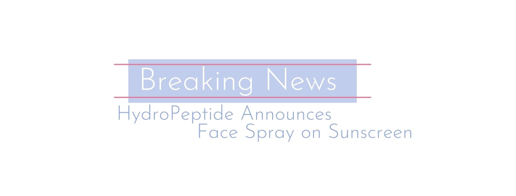 HydroPeptide Launches Spray On Sunscreen