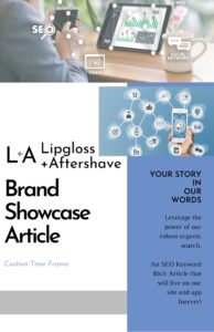 Brand Showcase Article Sheet