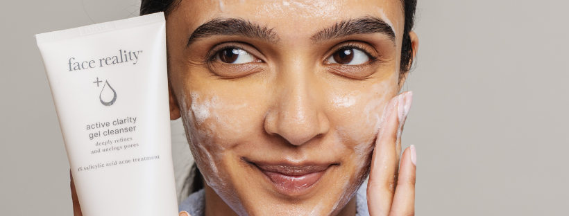 professional acne cleanser face reality active clarity